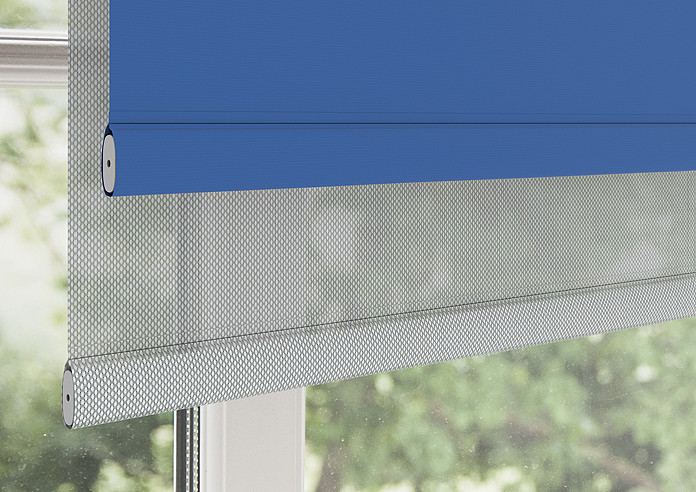 Rimini (Blackout), Cobalt & Optima Tide - Double Roller Blind - Image 4